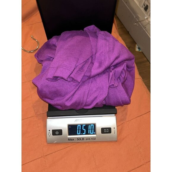 Alice + Olivia Purple Draped Cowl Neck Tunic Dress Rayon Blend Womens Small - Picture 7 of 7